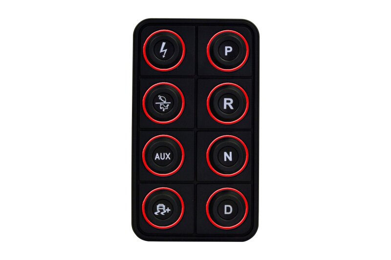 AEM EV 8 Button Keypad CAN Based Programmable Backlighting 30-8400 30-8400 Photo - out of package