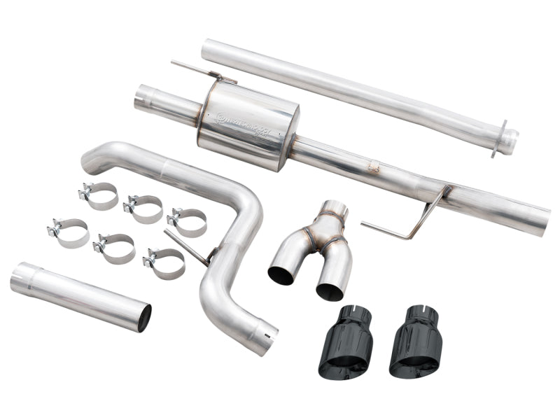 AWE Tuning AWE 0FG 21+ Ford F150 Dual Side Exit Cat-Back Exhaust - 4.5in Diamond Black Tips 3015-23059 3015-23059 Photo - out of package
