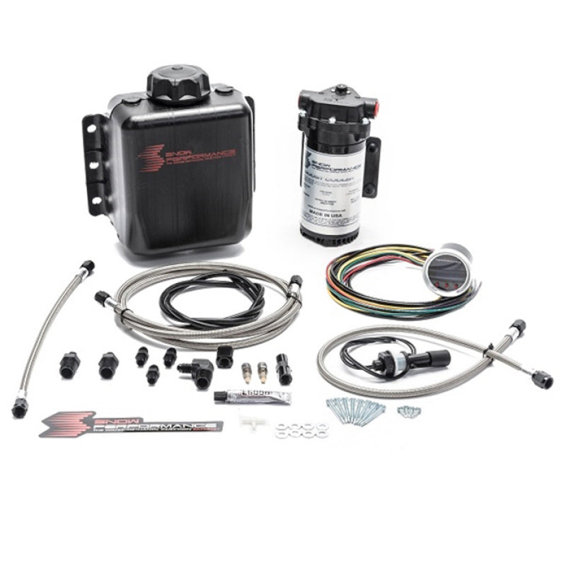 Snow Performance Stg 2 Boost Cooler F/I Prog. Water Injection Kit (SS Braided Line 4AN Fittings) SNO-210-BRD SNO-210-BRD Photo - Primary