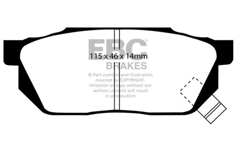 EBC Disc Brake Pad Set DP4570R Photo - Primary