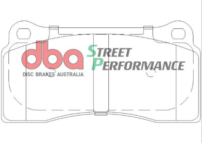 DBA 09-11 Nissan GT-R SP500 Rear Brake Pads DB1935SP DB1935SP Photo - out of package