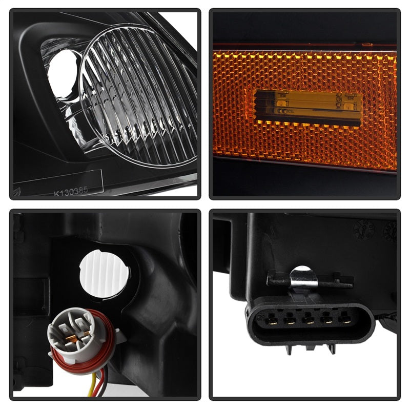 SPYDER xTune 06-13 Chevrolet Impala LED Light Bar Headlights - Black (PRO-JH-CIM06-LB-BK) 9042232 9042232 Photo - Unmounted