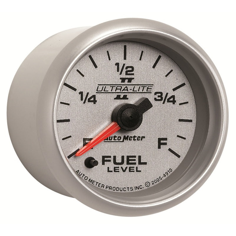 Autometer 2-1/16" Fuel Level, Programmable 0-280 ?, Stepper Motor, Ultra-Lite II 4910 User 5