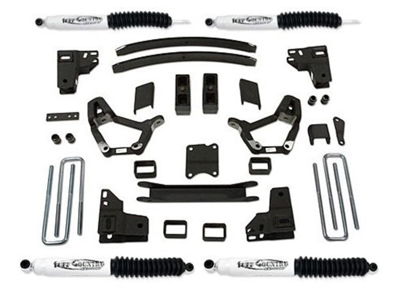 Tuff Country 86-89 Toyota 4Runner 4in Lift Kit (w/3.75in Wide Rear U-Bolts) SX6000 Shocks 54804KH 54804KH Photo - Primary