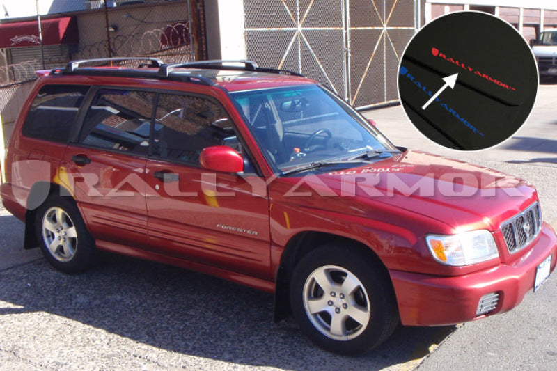Rally Armor 1998-2002 Forester Mud flap Red logo MF13-UR-BLK/RD User 1
