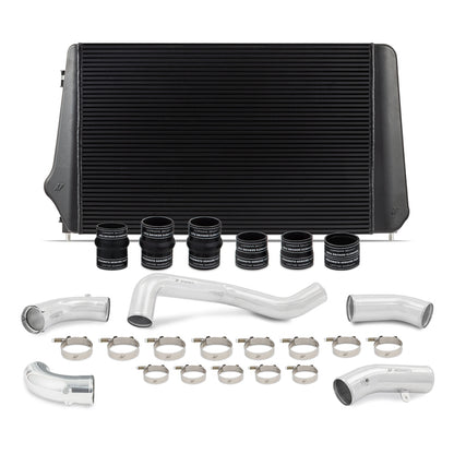 Mishimoto 17-19 GM L5P Duramax Intercooler Kit - Black w/ Polished Pipes MMINT-DMAX-17KBKP MMINT-DMAX-17KBKP Photo - Primary