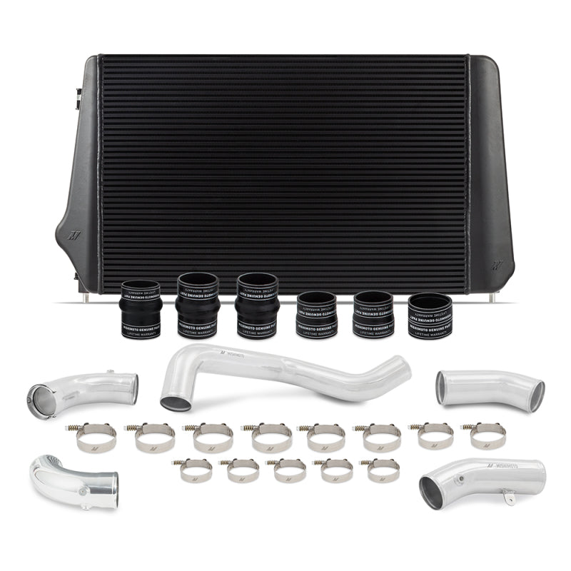 Mishimoto 17-19 GM L5P Duramax Intercooler Kit - Black w/ Polished Pipes MMINT-DMAX-17KBKP MMINT-DMAX-17KBKP Photo - Primary