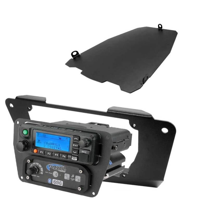 Rugged Radios Can-Am Comm/Maverick - Glove Box Multi-Mount Kit for M1/G1/RM45/RM60/GMR45 w/Holes MT-MAVERICK-MM-RS MT-MAVERICK-MM-RS Photo - Primary