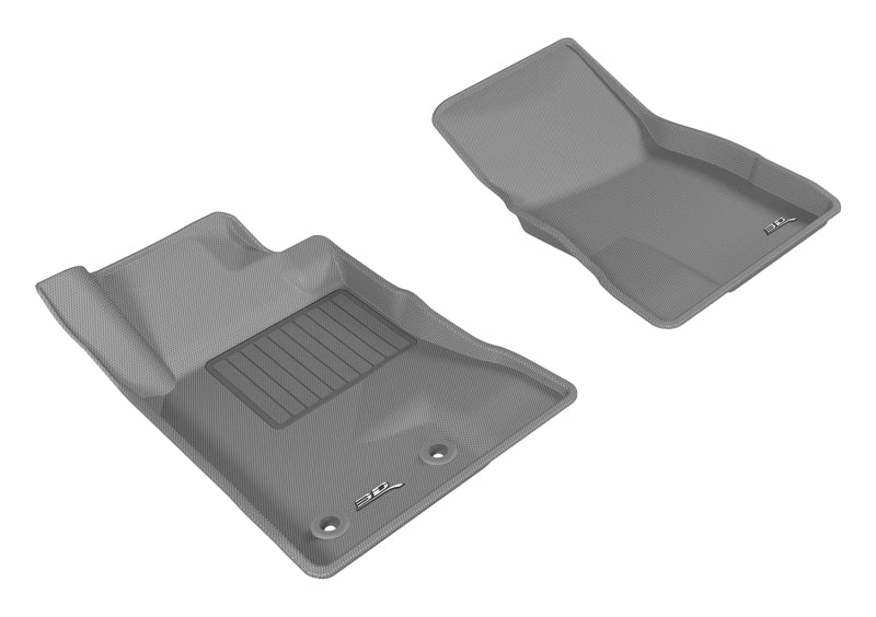 3D MAXpider 2015-2020 Ford Mustang Kagu 1st Row Floormat - Gray L1FR08511501 L1FR08511501 Photo - Primary