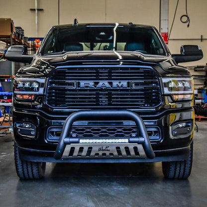 Westin 19-20 Ram 2500/3500 Ultimate LED Bull Bar - Textured Black 32-4025L 32-4025L Photo - Mounted