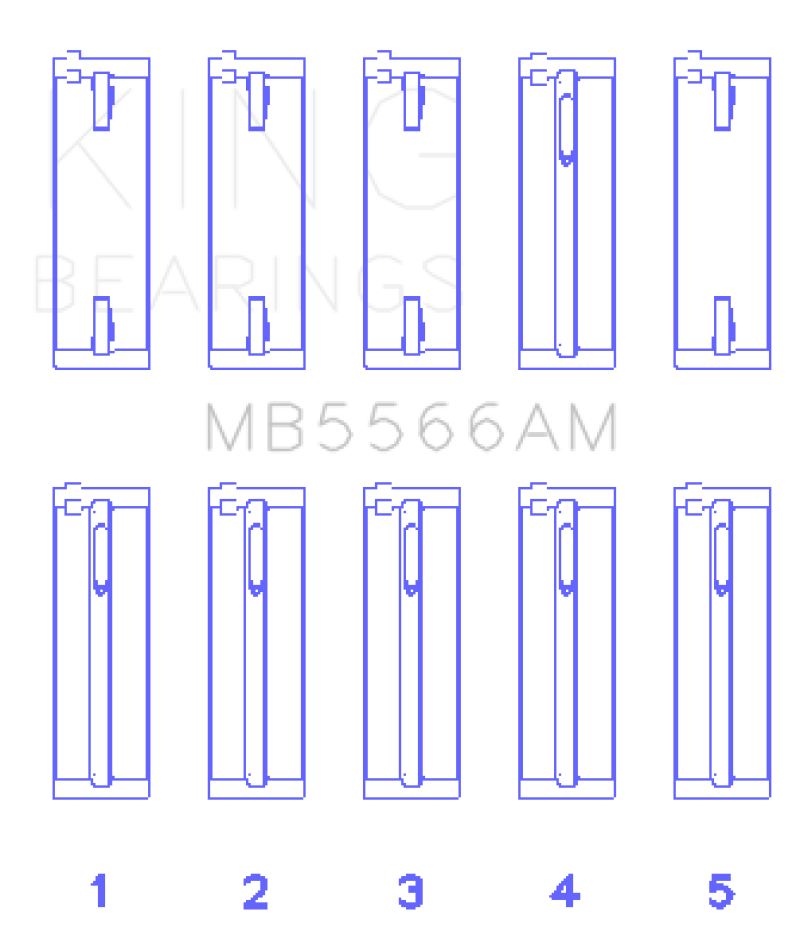 King Engine Bearings KING Main Bearings Engine Components Bearings main image