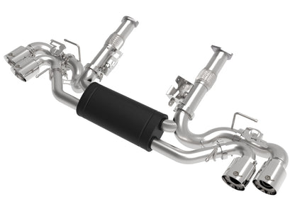 aFe MACH Force-Xp 3" to 2-1/2" 304SS Cat-Back 2020 Chevy Corvette (C8) 6.2L - Polished Tip 49-34124-P 49-34124-P Photo - Primary