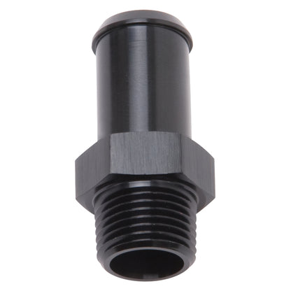 Edelbrock Hose End, Straight, 3/8" NPT TO 5/8" Barb, Black Anodize 8187 Photo - Primary
