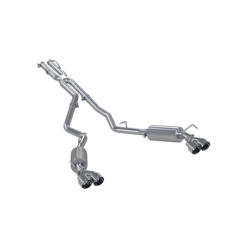 MBRP 20-21 Ford Explorer ST 3.0L Ecoboost SS 2.5in Dual Rear Exit w/ Quad Tips - AL S5205AL S5205AL Photo - Primary