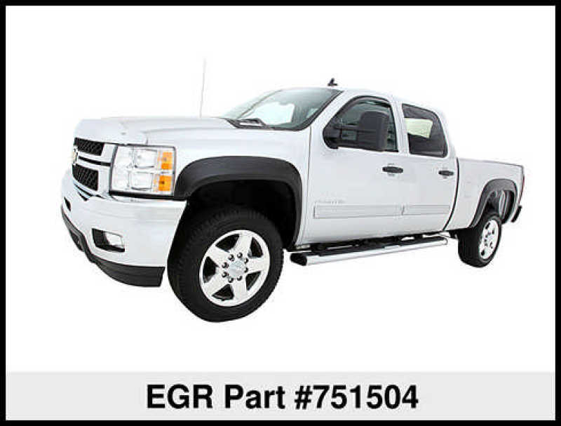 EGR 07-13 Chev Silverado 6-8ft Bed Rugged Look Fender Flares - Set 751504 751504 Thumbnail