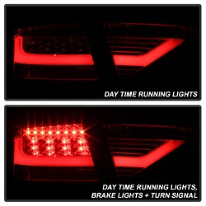 Spyder 08-12 Audi A5 LED Tail Lights - Red Clear ALT-YD-AA508V2-LED-RC 5083258 5083258 Photo - Primary