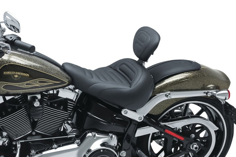 Mustang Motorcycle Mustang 13-17 Harley Softail Breakout Standard Touring Solo Seat - Black 79683 79683 Photo - Primary