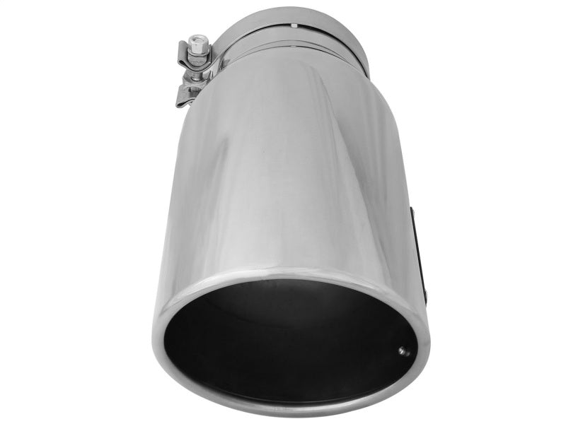 aFe MACH Force-Xp 5in 304 Stainless Steel Exhaust Tip: 5 In x 7 Out x 15L 49T50702-P15 Photo - Unmounted