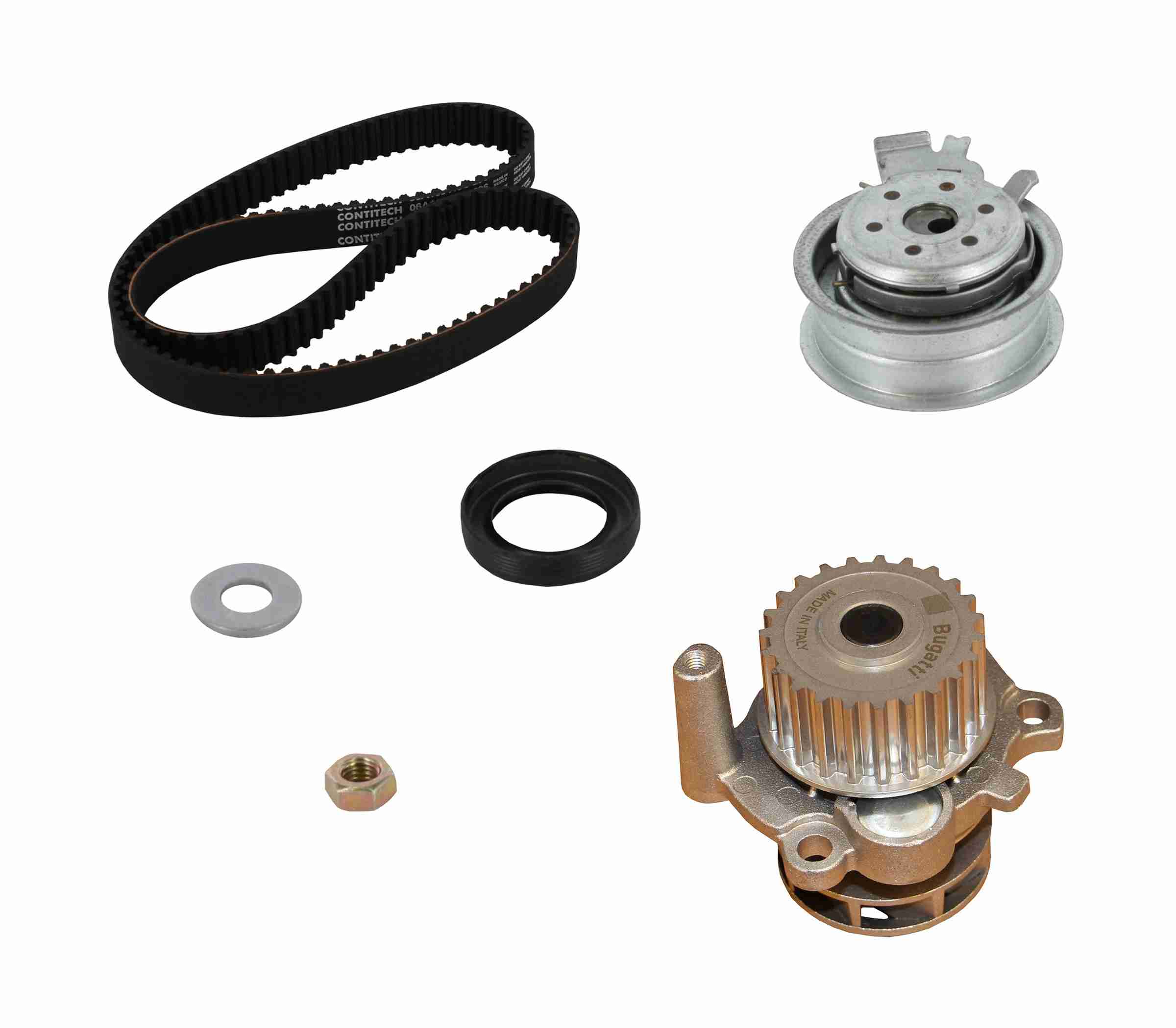 Continental Engine Timing Belt Kit with Water Pump PP296LK1-MI