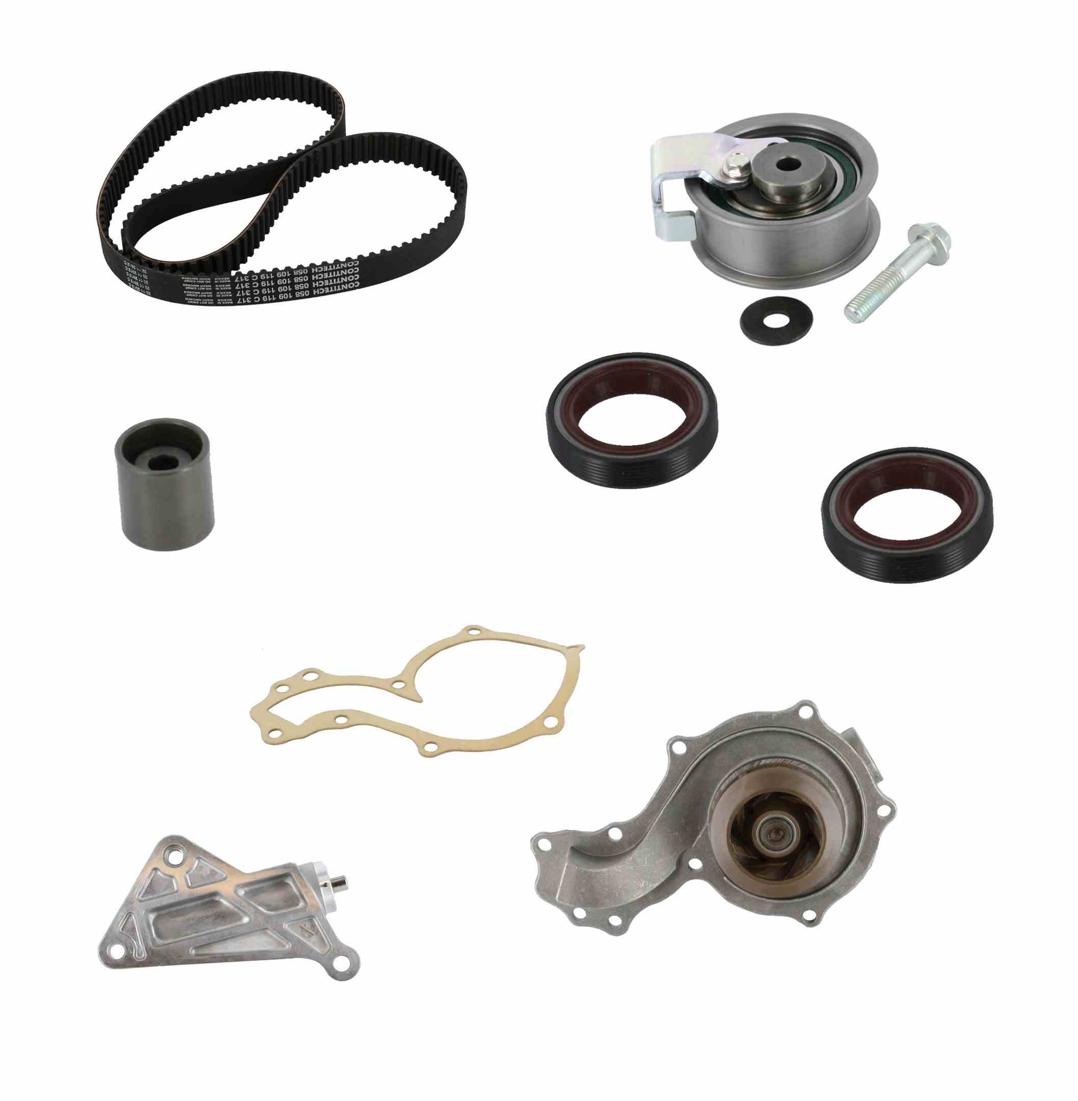 Continental Engine Timing Belt Kit with Water Pump PP317LK1