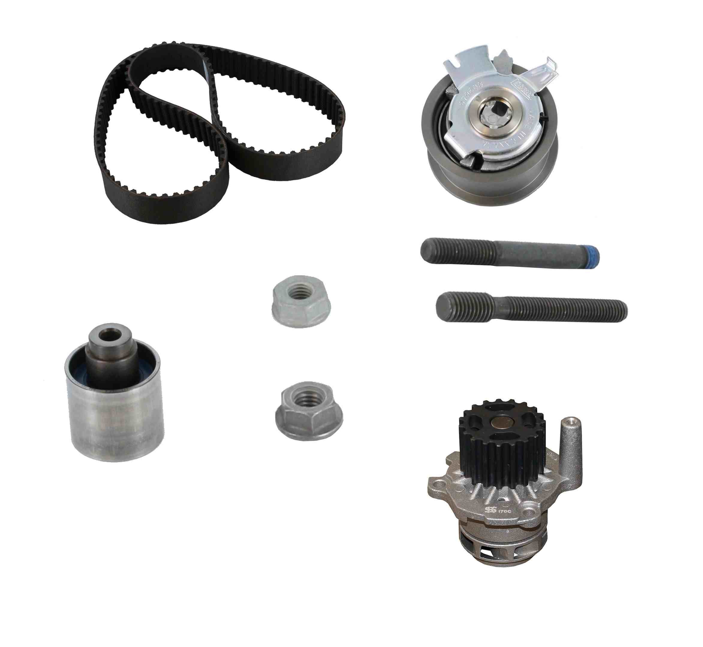 Continental Engine Timing Belt Kit with Water Pump TB333LK2-MI