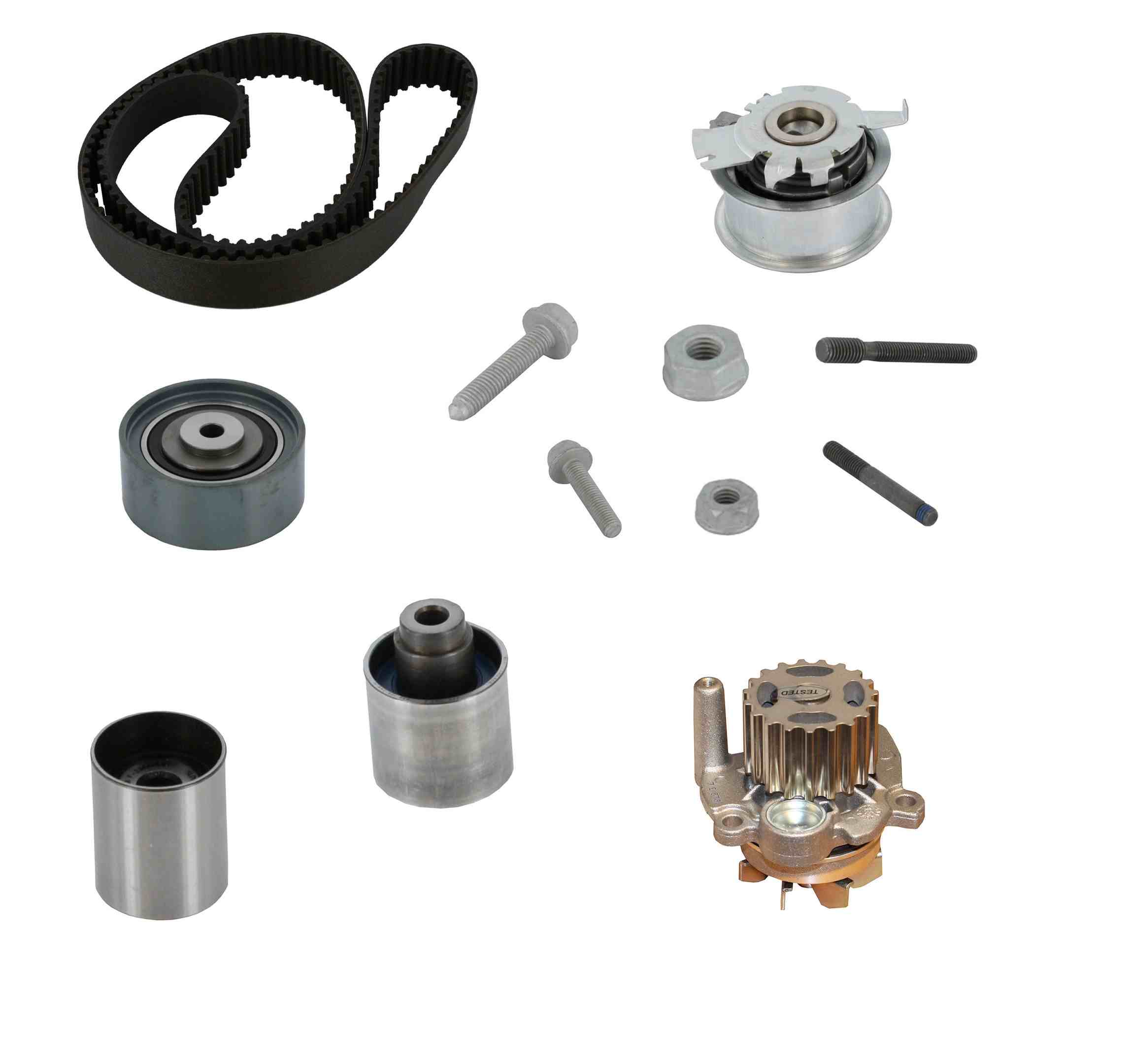 Continental Engine Timing Belt Kit with Water Pump TB342LK1-MI