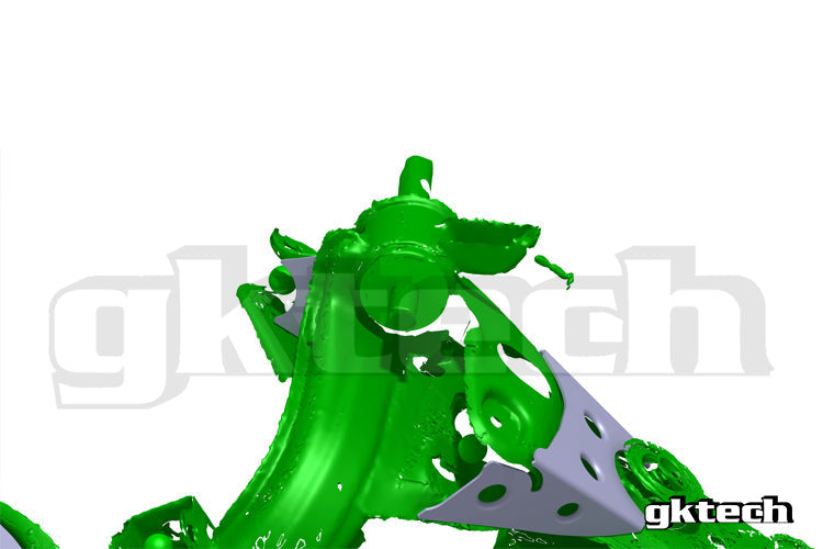 GKTECH V2 S14 240sx /S15 Silvia subframe weld in reinforcement plates