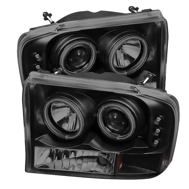 Spyder Ford F250 Super Duty 99-04 Projector V 2 CCFL Halo LED Blk Smke PRO-YD-FF25099-1P-G2-CCFL-BSM 5078865 5078865 Photo - Primary