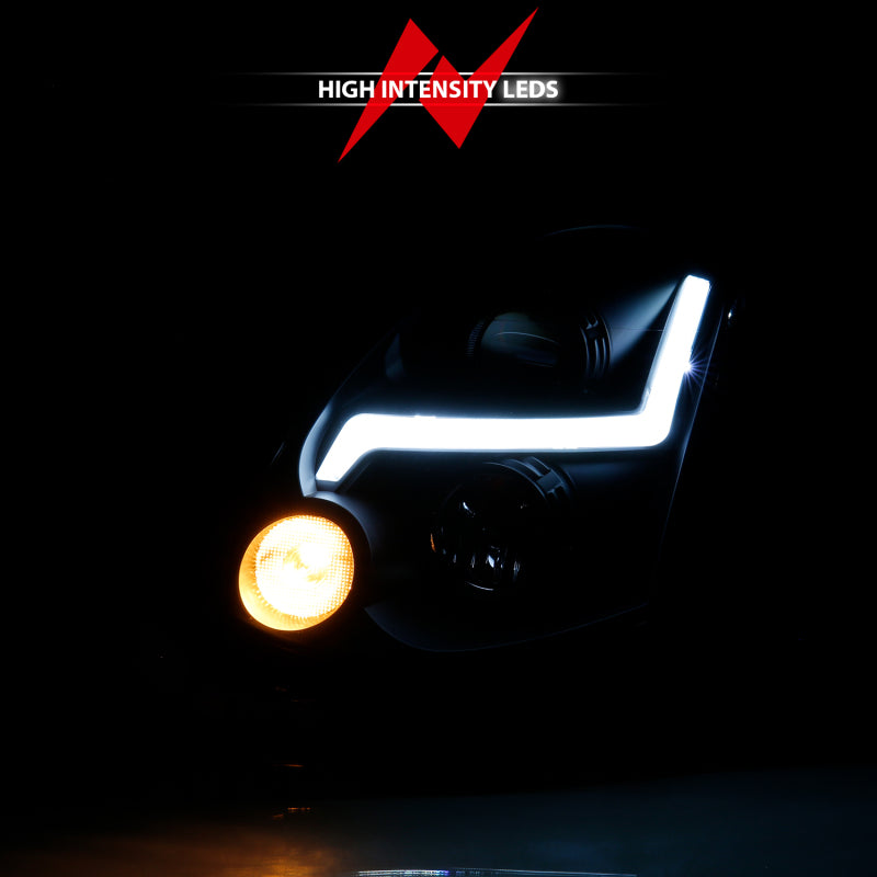 ANZO 2003-2007 Infiniti G35 Projector Headlight Plank Style Black (HID Compatible, No HID Kit ) 121557 121557 User 5