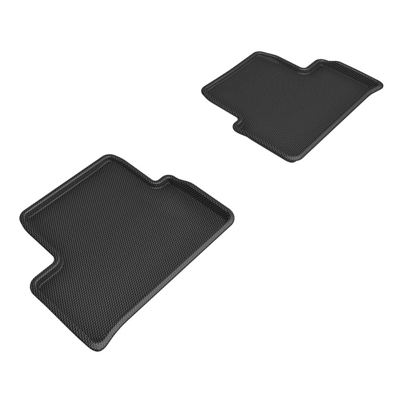 3D MAXpider ACE Kagu - Rear - Black Floor Mats Floor Mats - Rubber main image