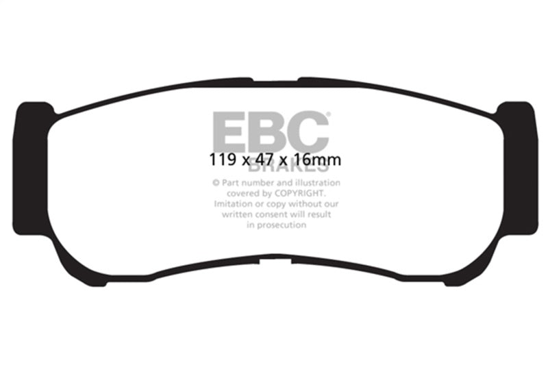 EBC Disc Brake Pad Set DP61982 Photo - Primary