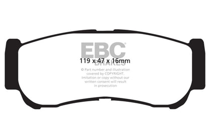 EBC Disc Brake Pad Set DP61982 Photo - Primary