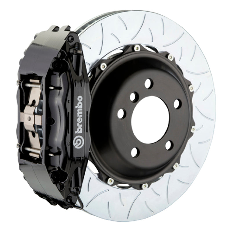 Brembo 00-02 S4 Caliper Fr GT BBK 4Pis Cast 2pc 355x32 2pc Rotor Slotted Type3-Black 1B3.8002A1 1B3.8002A1 Photo - Primary