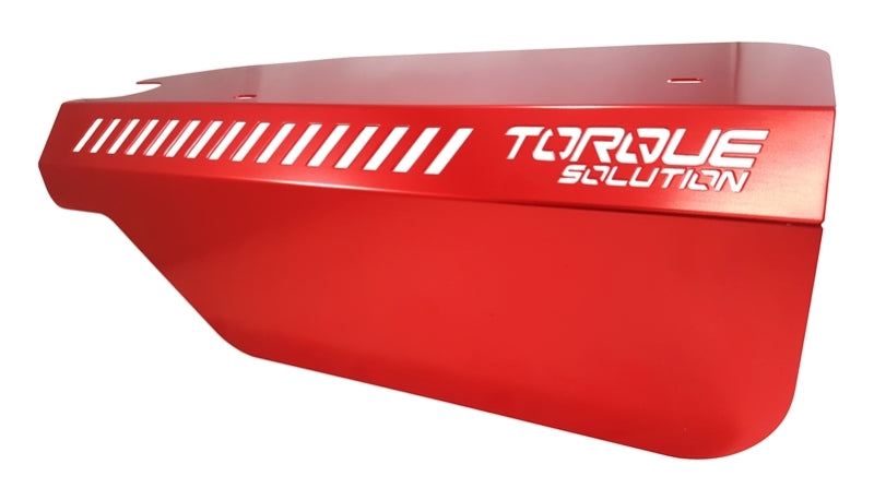 Torque Solution Engine Pulley Cover (Red): 15+ Subaru WRX / 14+ Forester XT FA20DIT TS-SU-289R Photo - Primary
