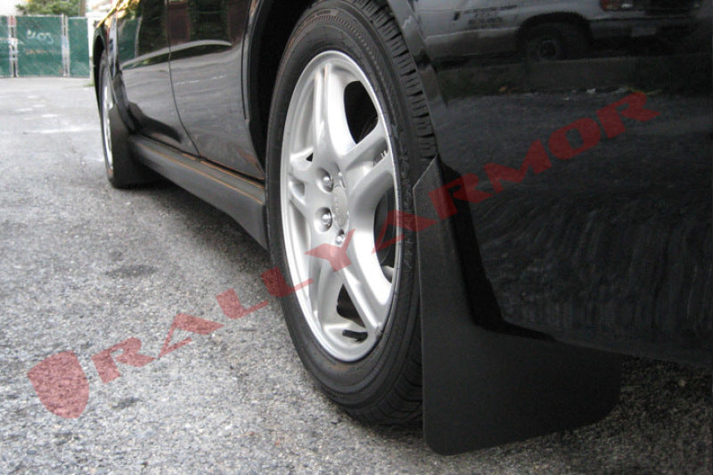 Rally Armor 02-07 Basic Impreza Mud flap Black logo MF1-BAS-BLK Photo - Primary