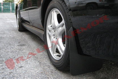 Rally Armor 02-07 Basic Impreza Mud flap Black logo MF1-BAS-BLK Photo - Primary