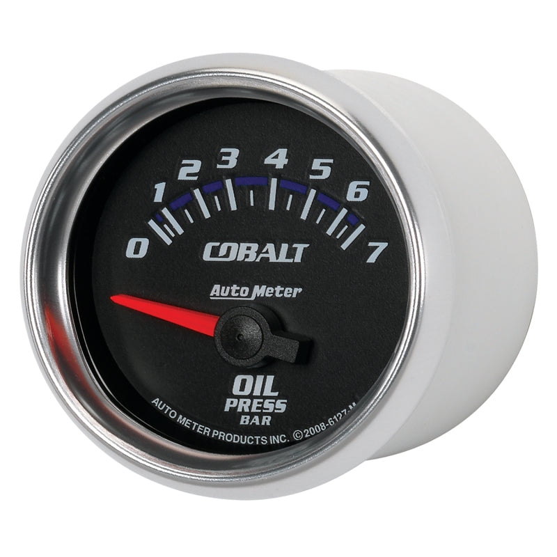 Autometer Cobalt 52mm 0-7 BAR Short Sweep Electric Oil Pressure Gauge 6127-M 6127-M User 3