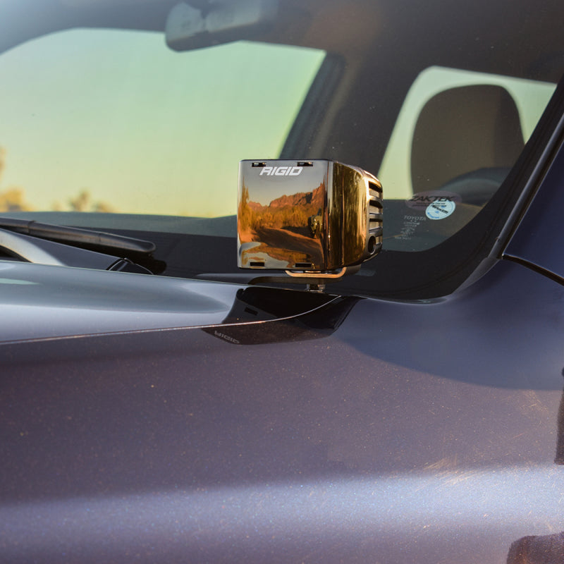 Rigid Industries 2010-2023 Toyota 4Runner A-Pillar Light Kit (Includes D-SS Flood) 46703 46703 Photo - Mounted