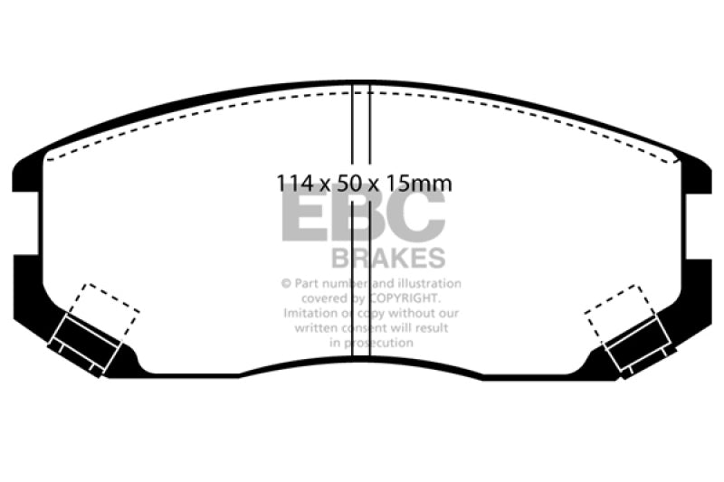 EBC Disc Brake Pad Set DP21063 Photo - Primary