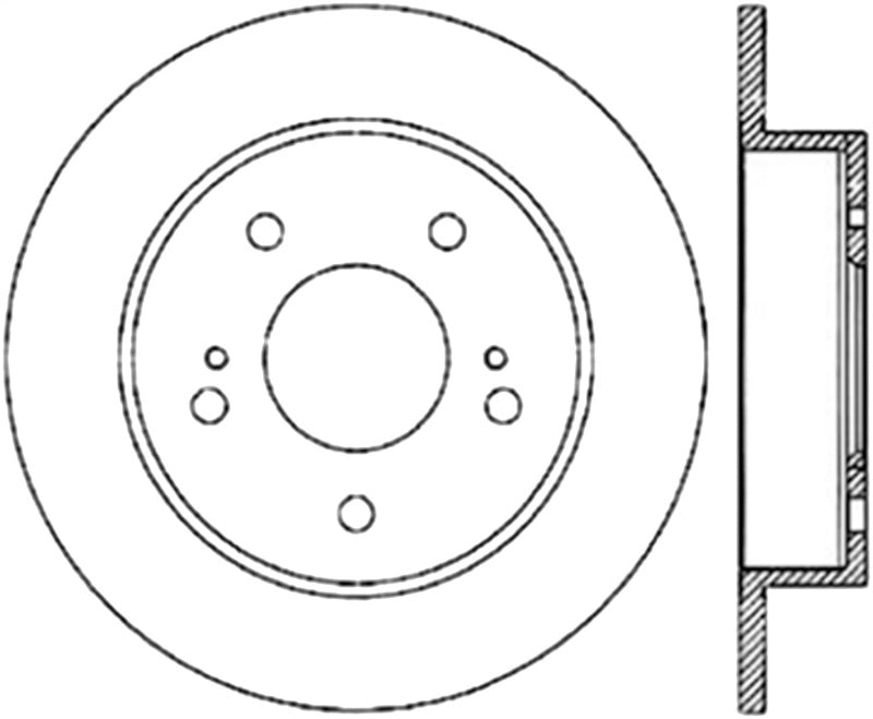 Stoptech ST Slot & Drill Brake Rotors Brakes, Rotors & Pads Brake Rotors - Slot & Drilled main image