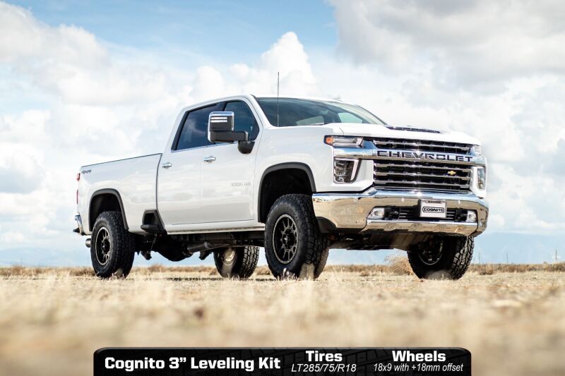 Cognito 20-24 Chevy Silv/Sierra 2500/3500HD 2WD/4WD 3in Elite Lvlng Kit w/ Fox 2.5 Elite Perf Series 210-P0930 210-P0930 Photo - lifestyle view