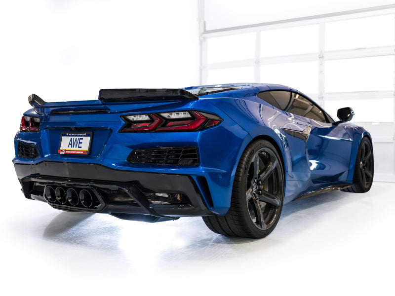 AWE Tuning AWE 2023 C8 Corvette Z06 SwitchPath Cat-Back Exhaust - Diamond Black Tips 3025-43906 3025-43906 Photo - Mounted