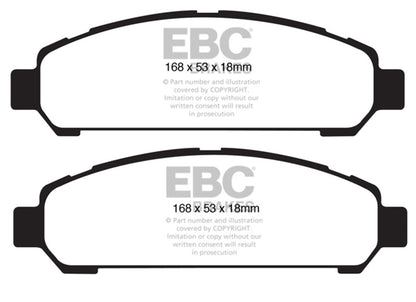 EBC Disc Brake Pad Set DP61851 Photo - Primary