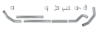 Diamond Eye Performance Diamond Eye KIT 4in TB MFLR RPLCMENT PIPE SGL SS: 98.5-02 DODGE CUMMINS 5.9L K4212S-RP K4212S-RP Photo - Primary
