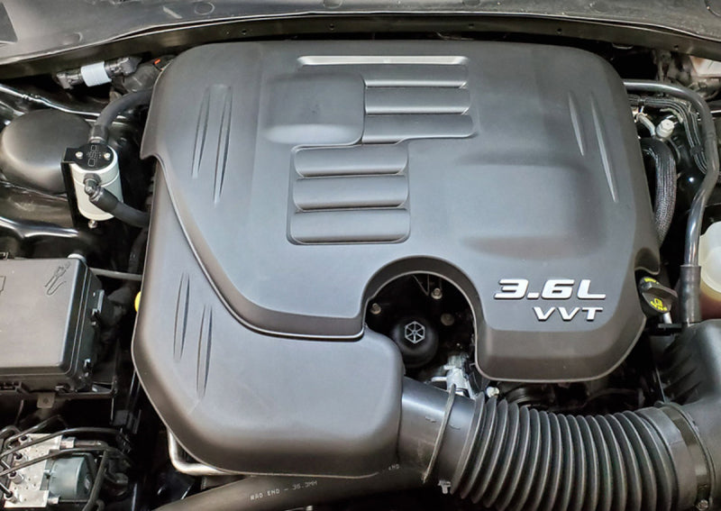 J&L 11-23 3.6L V6 Dodge Charger/Challenger/Chrysler 300C Oil Separator 3.0 - Clear Anodized 3068P-C 3068P-C Photo - Mounted