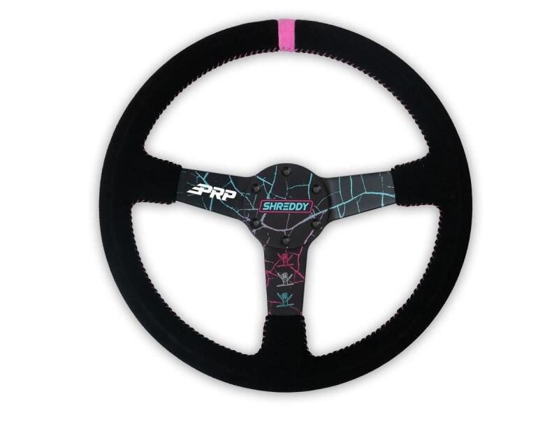 PRP Seats PRP Shreddy Flat Deep Dish Steering Wheel - Cracked SHRDYG254 SHRDYG254 Photo - Primary