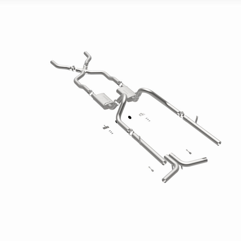 MagnaFlow Chevrolet Bel Air Street Series Crossmember-Back Performance Exhaust System 16596 360 Degree Image Set