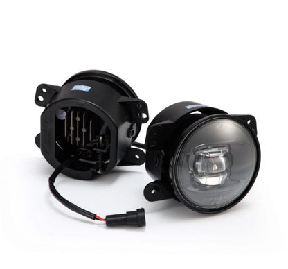 AlphaRex Universal Chrysler/Dodge/Hummer/Jeep DoubleTap Dual Color LED Proj Fog Lights - White/Amber 210004 210004 User 2