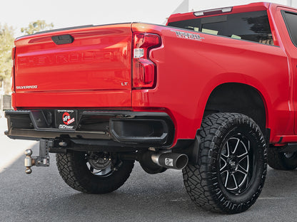 afe Apollo GT Series 2019 GM Silverado/Sierra 1500 4.3L/5.3L 409 SS CatBack Exhaust System w/Blk Tip 49-44107-B 49-44107-B Photo - Mounted