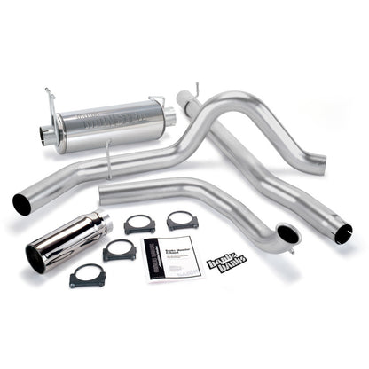 Banks Power 99-03 Ford 7.3L Monster Exhaust System - SS Single Exhaust w/ Chrome T 48656 Photo - Primary